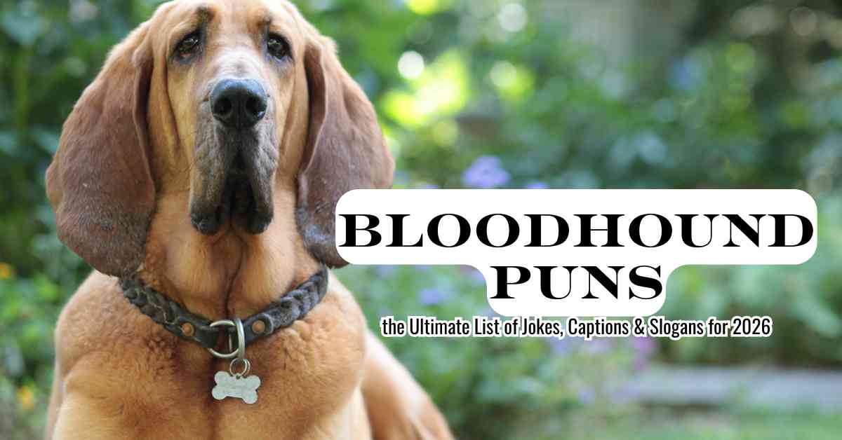 Bloodhound Puns