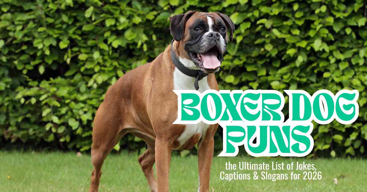 Boxer Dog Puns