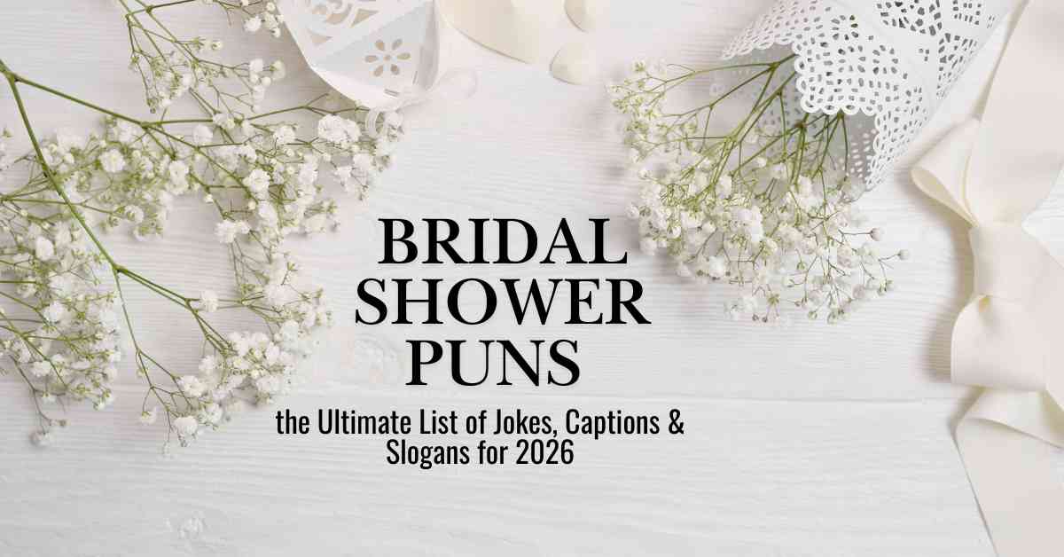 Bridal Shower Puns