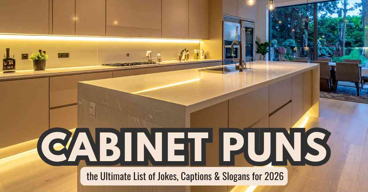 Cabinet Puns