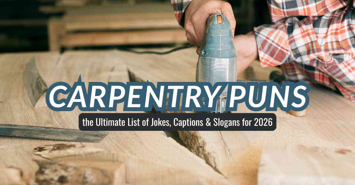 Carpentry Puns