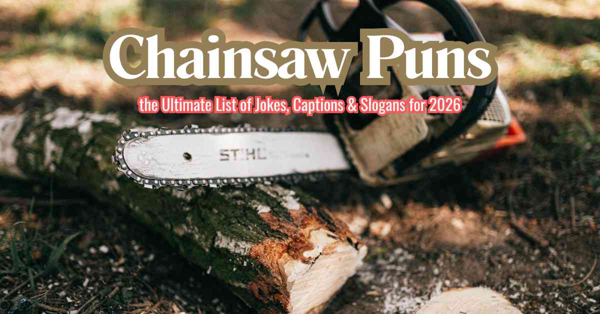 Chainsaw Puns
