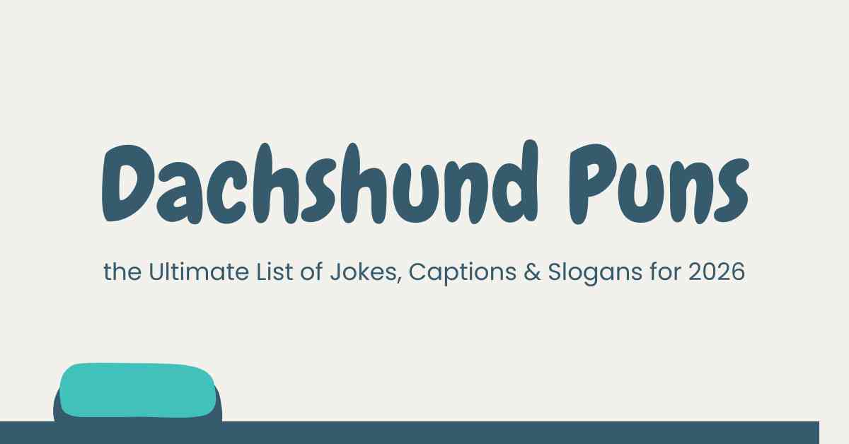 Dachshund Puns