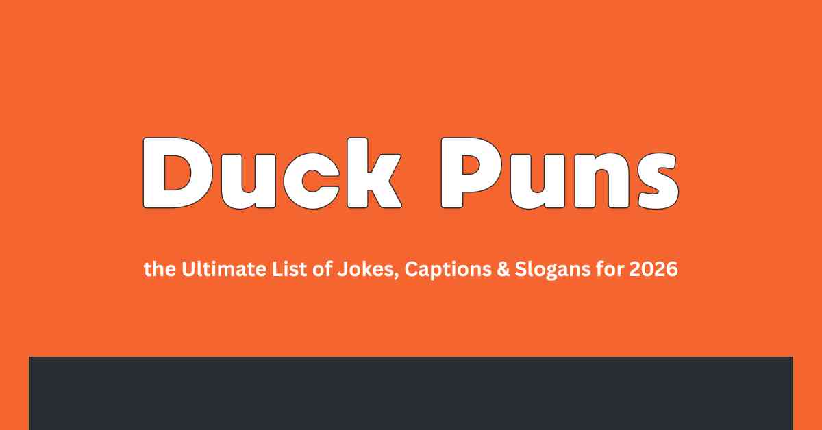Duck Puns